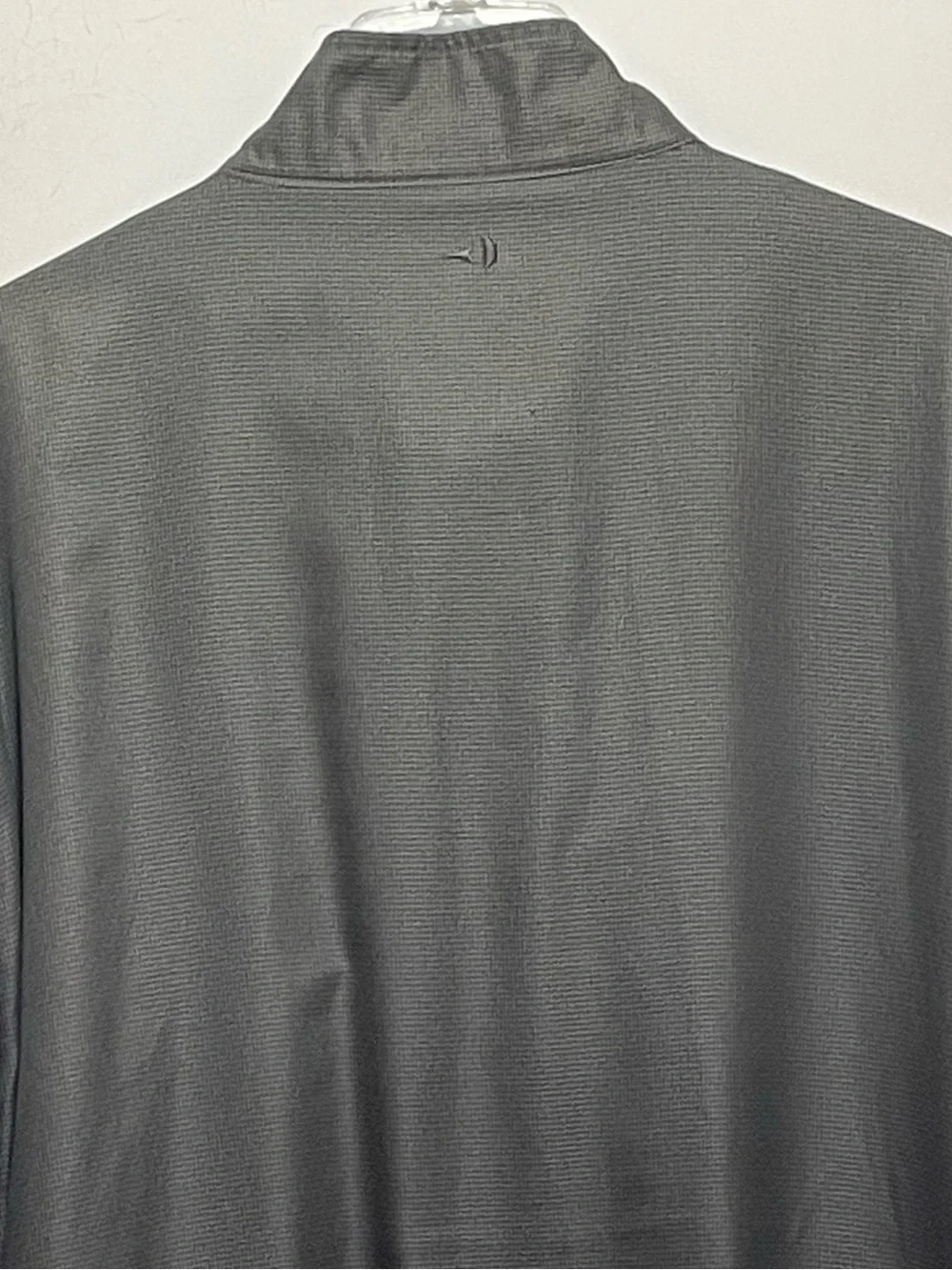 Grand Slam Golf Mens XXL Gray Black Houndstooth Quarter Zip Windbreaker Pullover